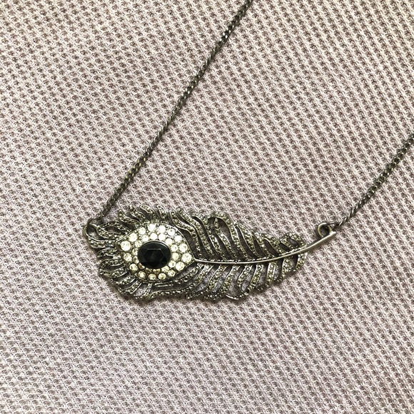 Feather eye necklace - Picture 2 of 3